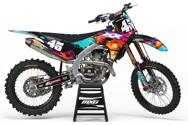 Kawasaki Sunset Graphic Kit