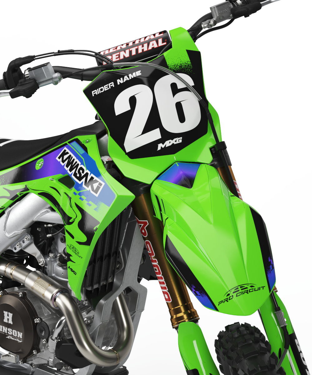 Kawasaki Pulse Green Graphic Kit