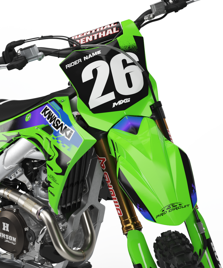 Kawasaki Pulse Green Graphic Kit