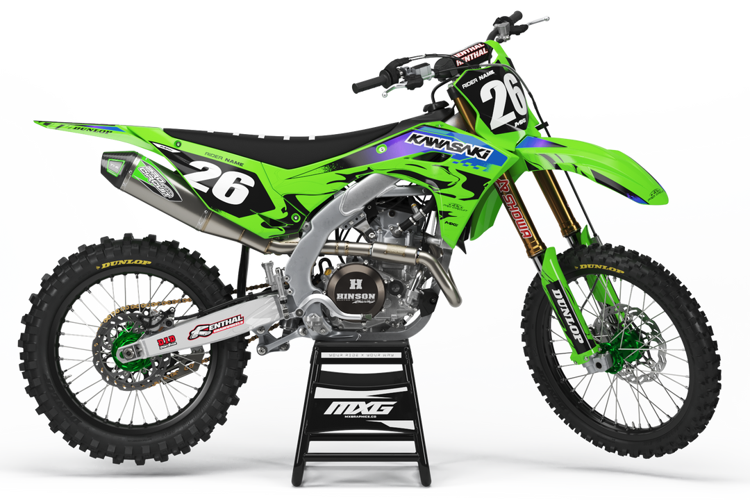 Kawasaki Pulse Green Graphic Kit