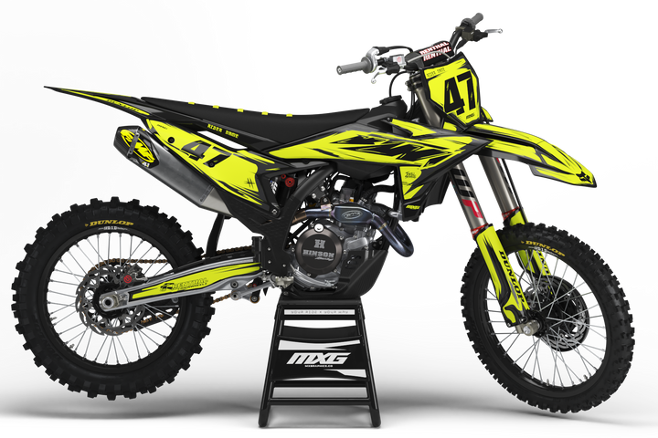 Scribble Hyper Neon Graphic Kit for KTM