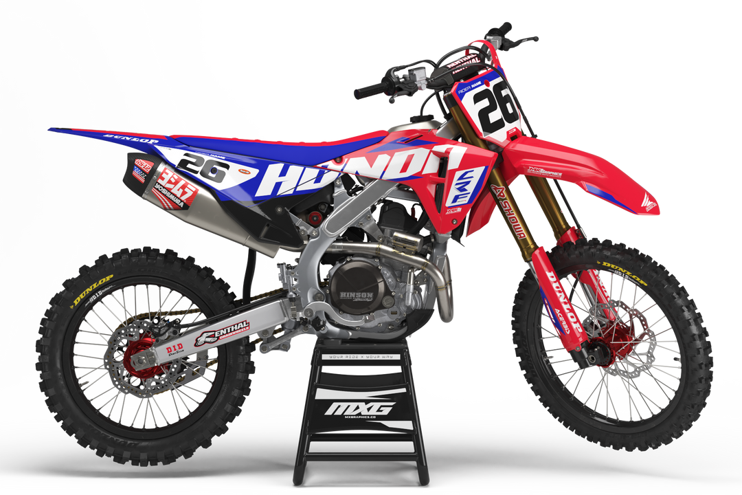 Works 26 Blue Graphic Kit for Honda's