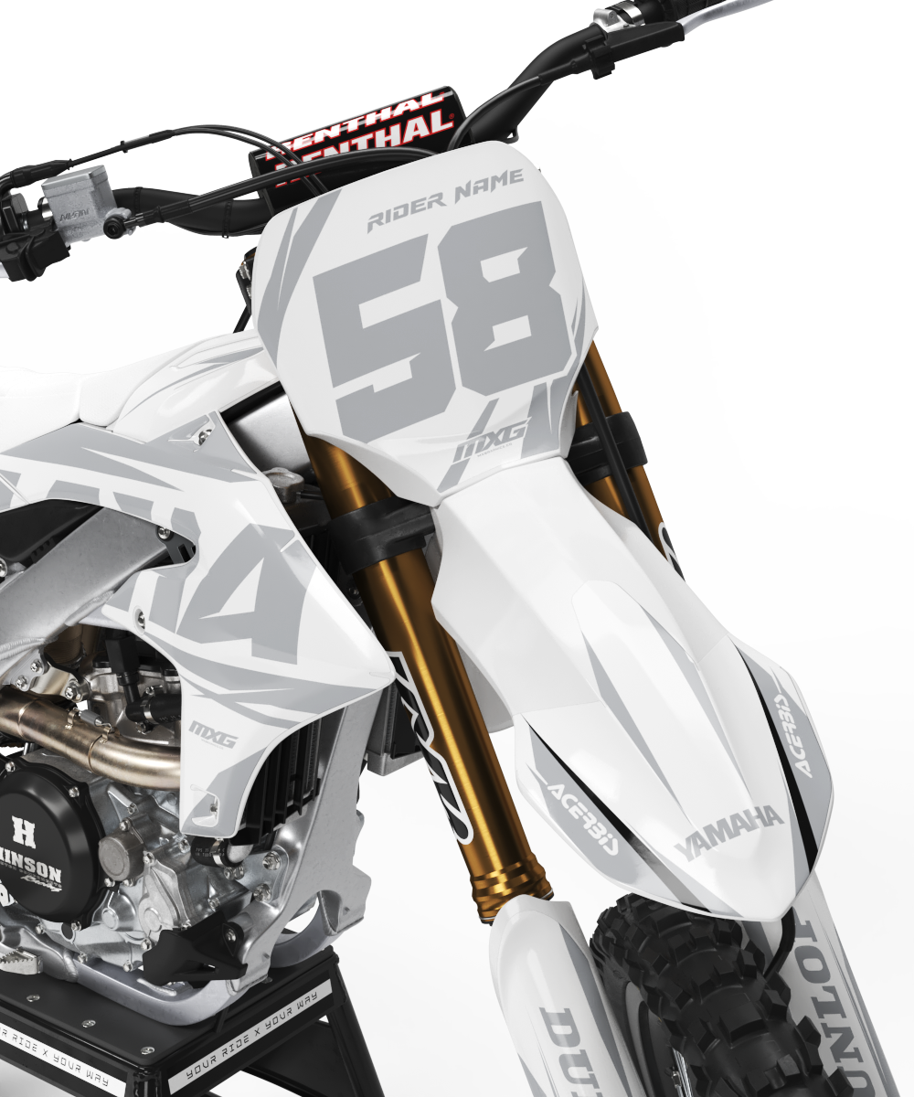 Yamaha Distinct White Graphic Kit