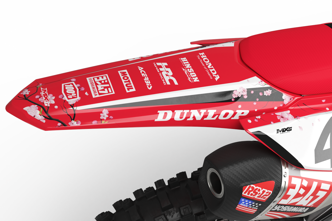 Sakura Red Graphic Kit for Honda's