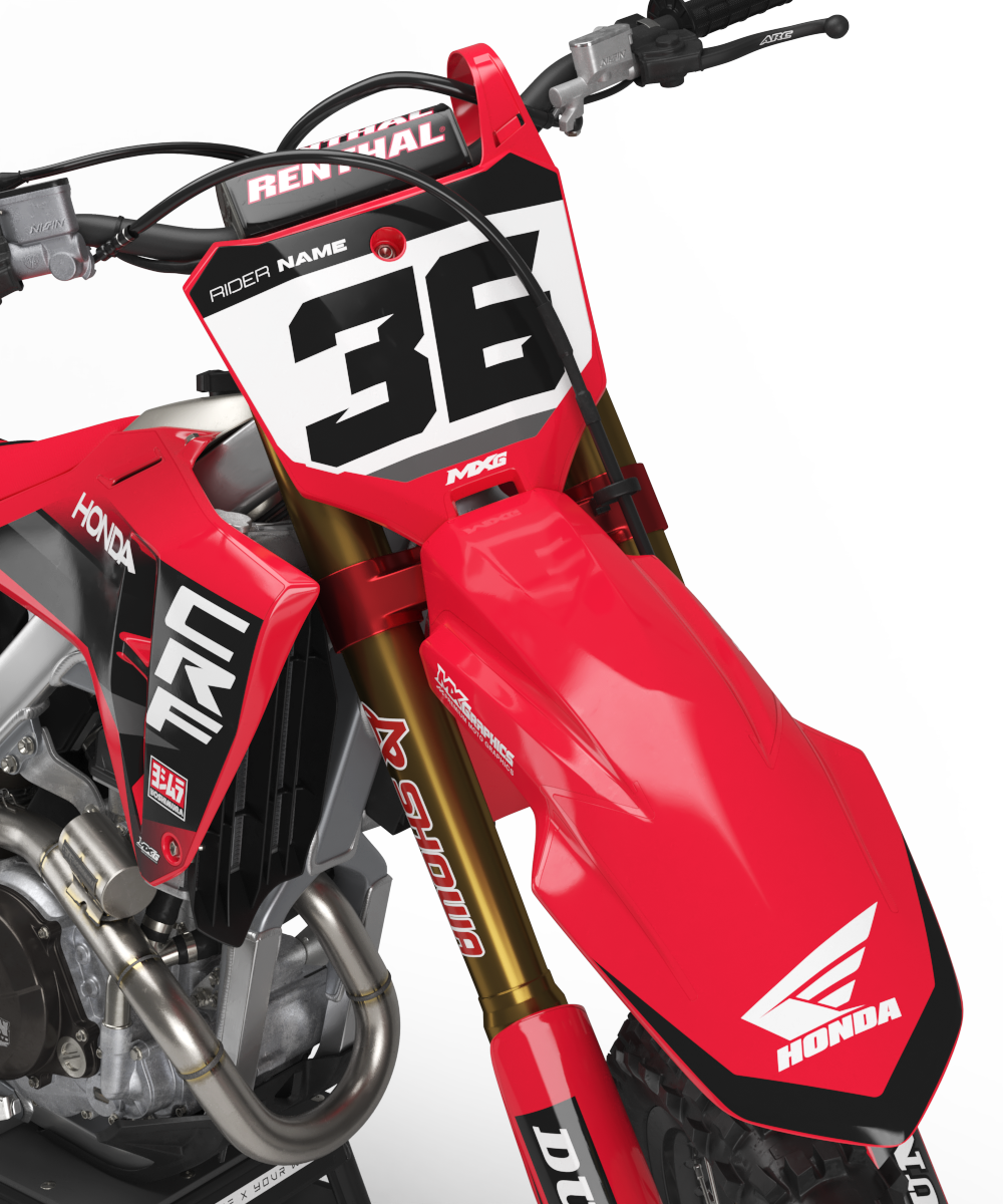 Supertech Black Graphic Kit for Honda's