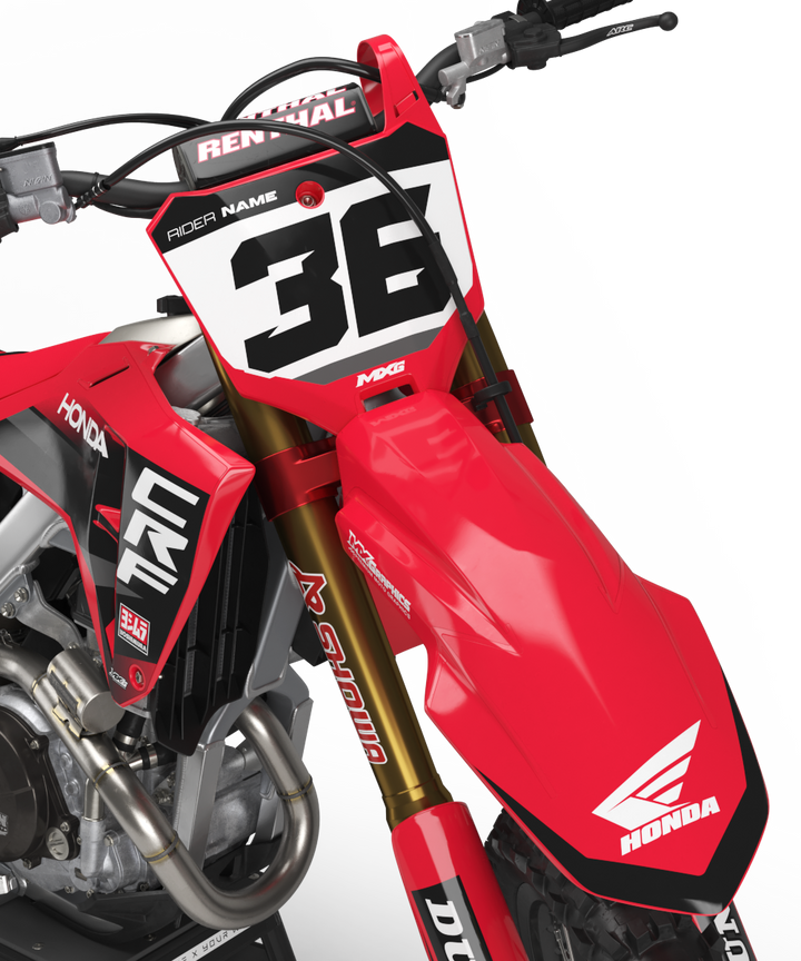 Supertech Black Graphic Kit for Honda's