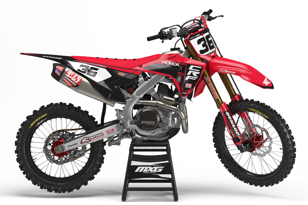 Supertech Black Graphic Kit for Honda's