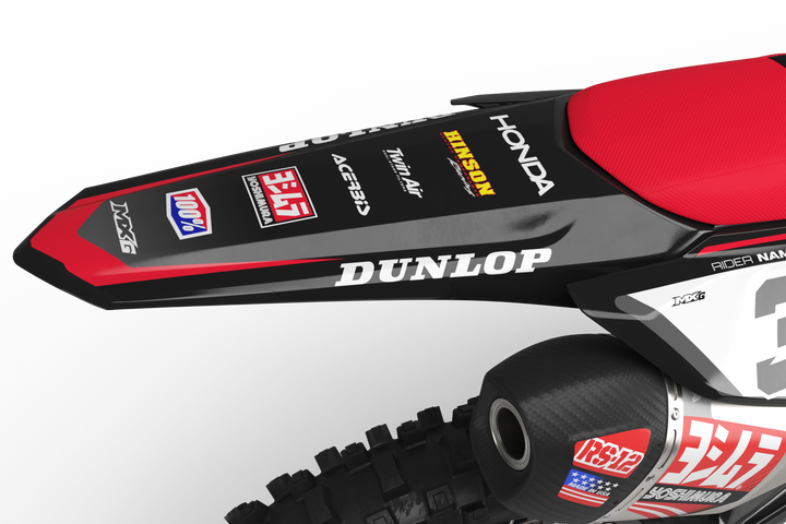 Supertech Black Graphic Kit for Honda's