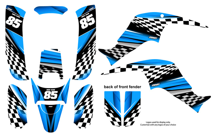 DRR Checkers Graphic Kit