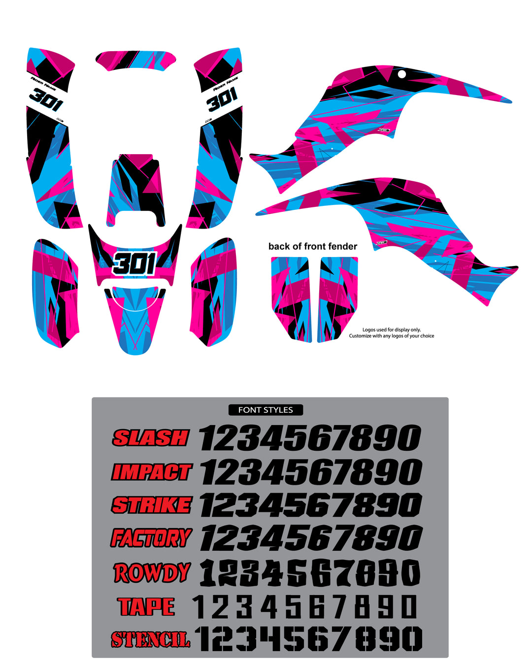 DRR Scatter Graphic Kit