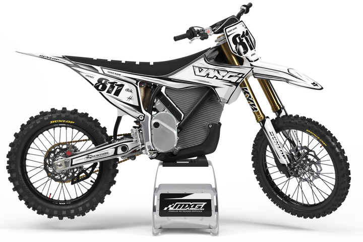 Stark Scribble White Graphic Kit