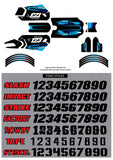 Stacyc S1 Blue Graphic Kit