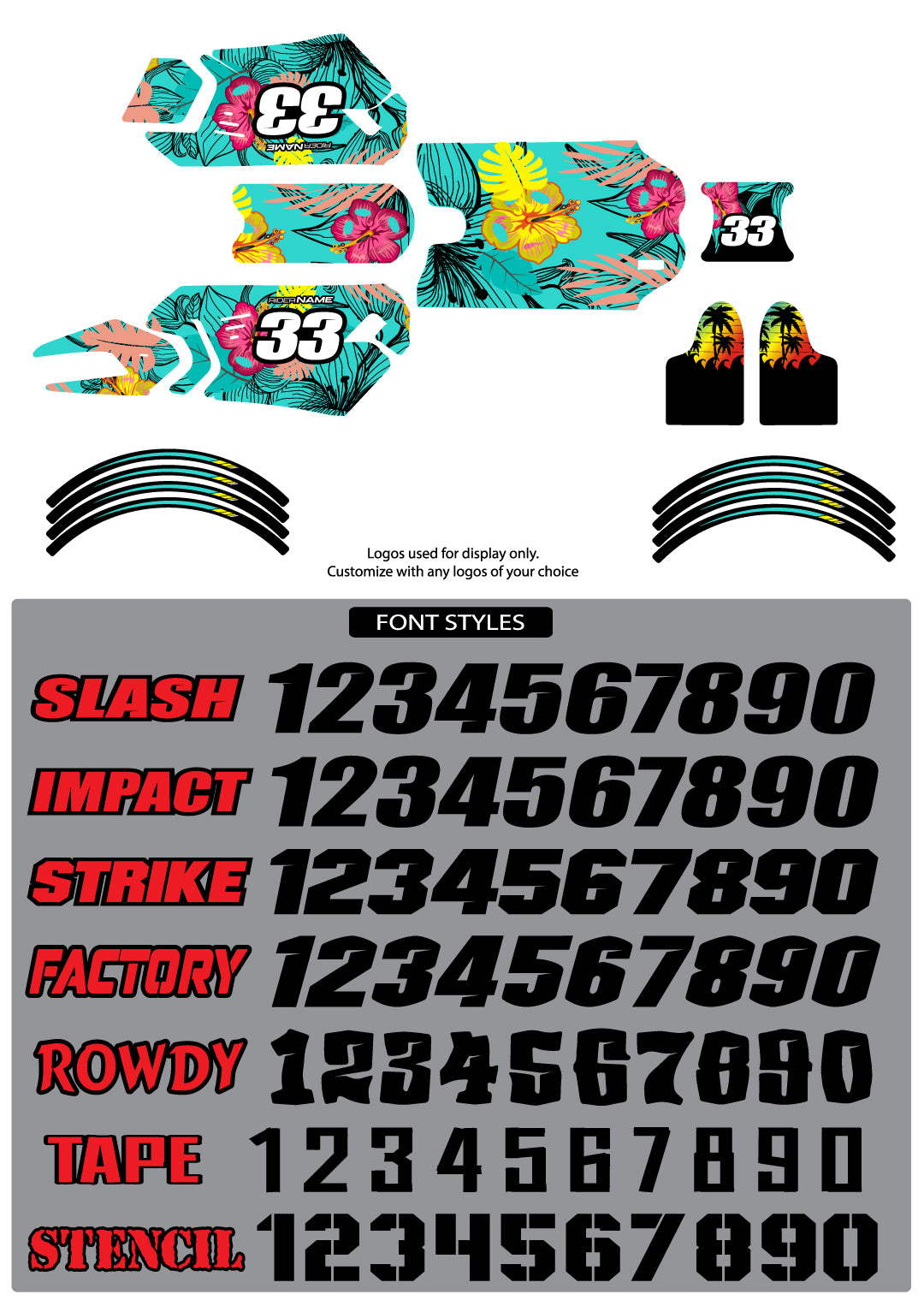Stacyc S4 Graphic Kit