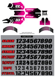 Stacyc S5 Pink Graphic Kit