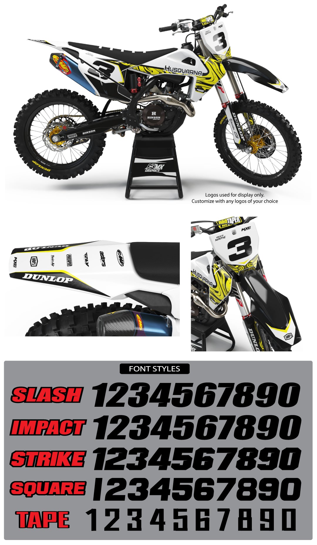 Husqvarna MX 19 Graphic Kit White