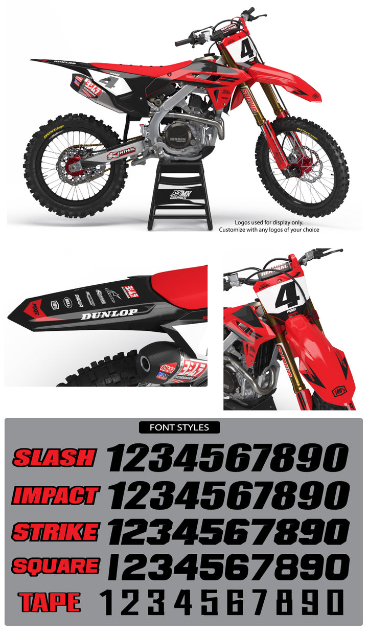 MX20 Graphic Kit for Honda's