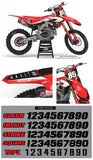 MX23 Red Graphic Kit for Honda's