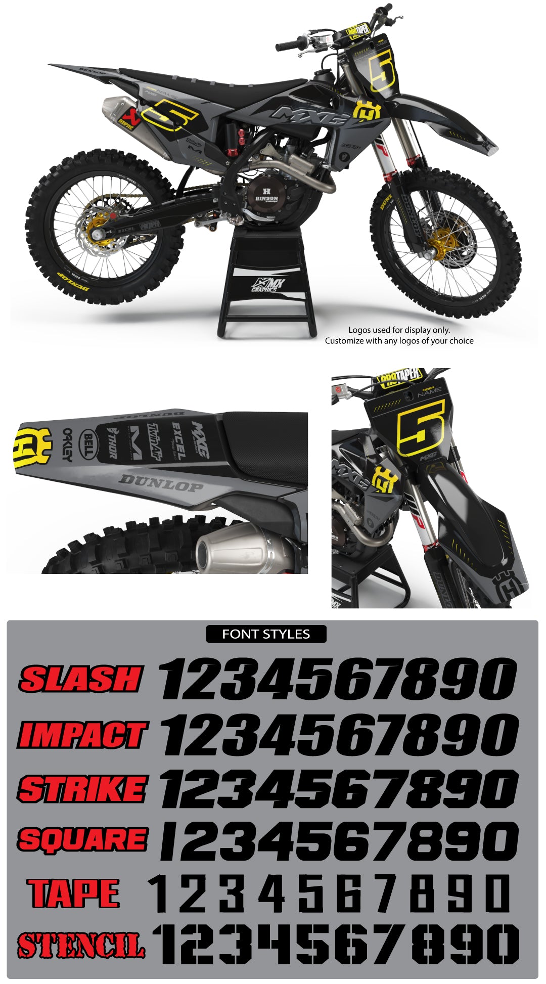 Husqvarna MX 20 Grey Graphic Kit