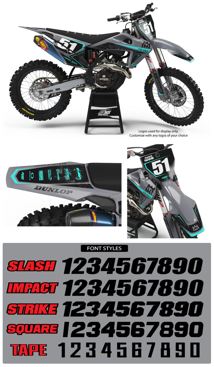 Husqvarna MX 26 Grey Graphic Kit