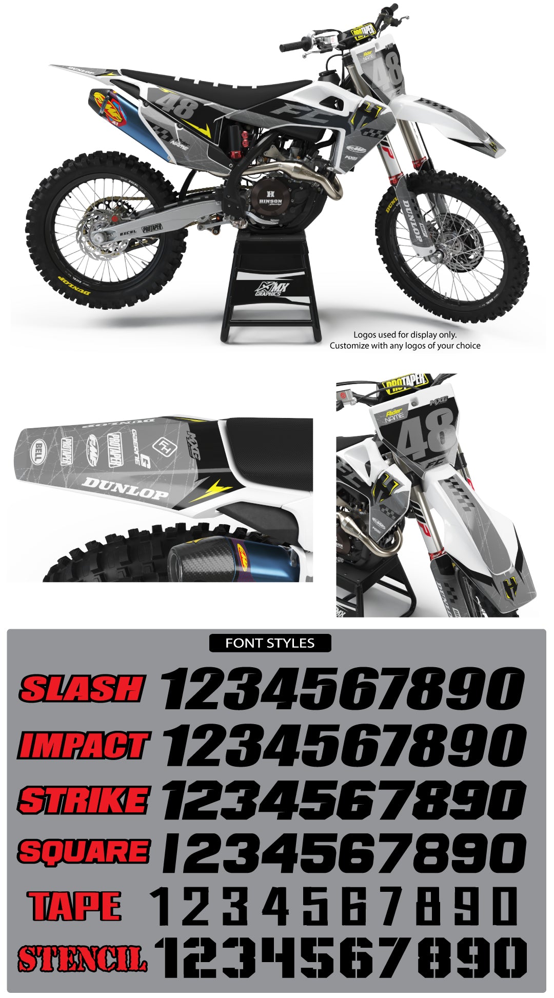 Husqvarna MX 5 Grey Graphic Kit