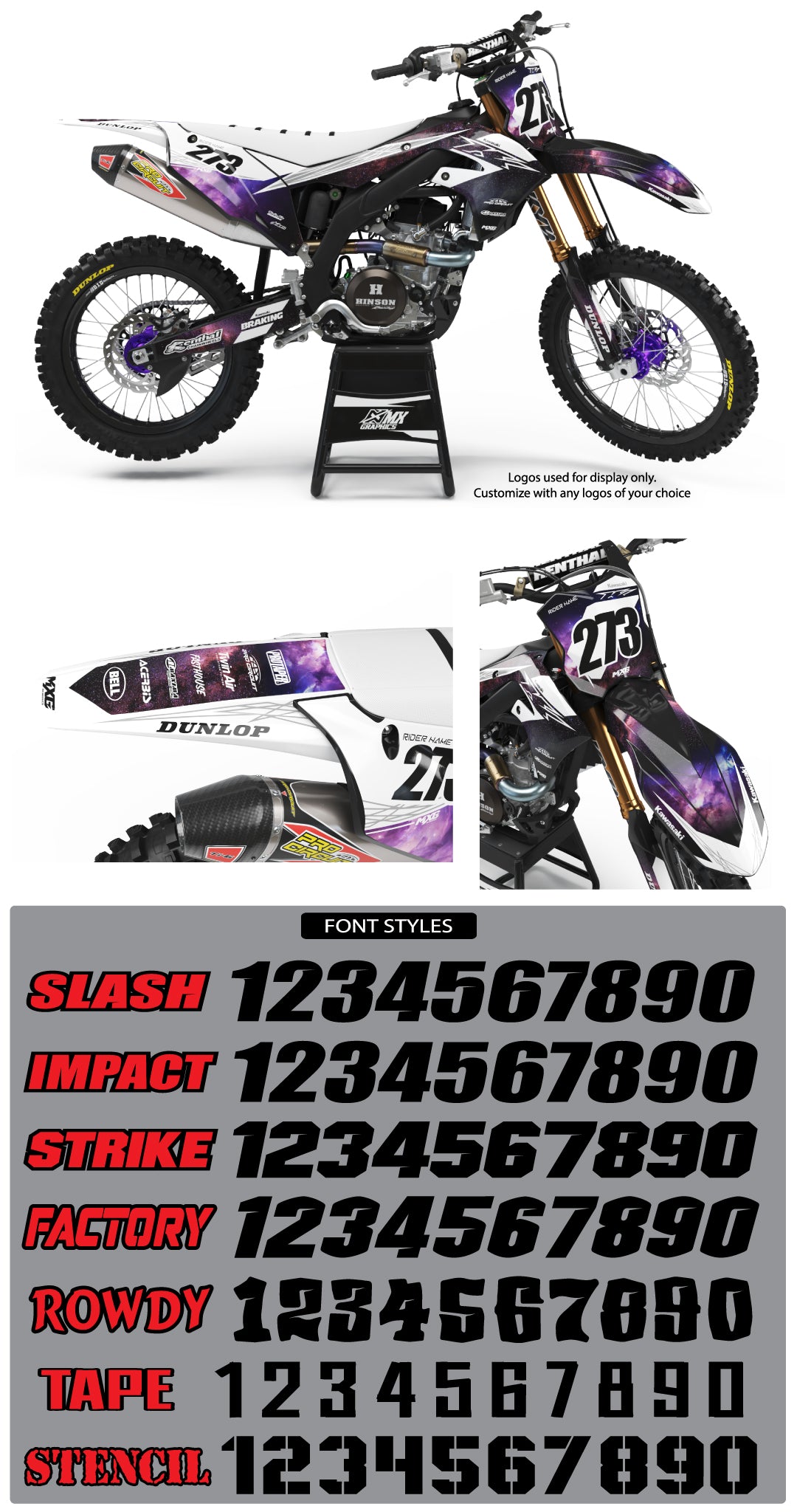 Kawasaki Galaxy Graphic Kit