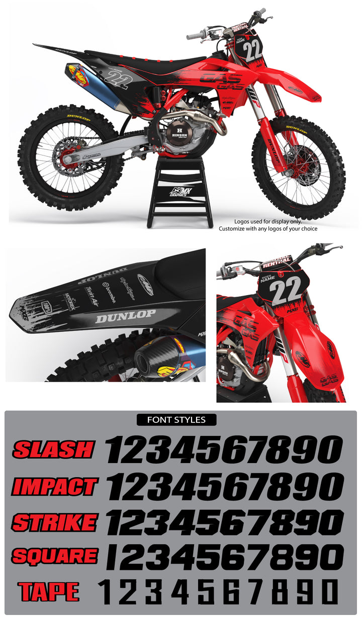 Gas Gas MX22 Graphic Kit