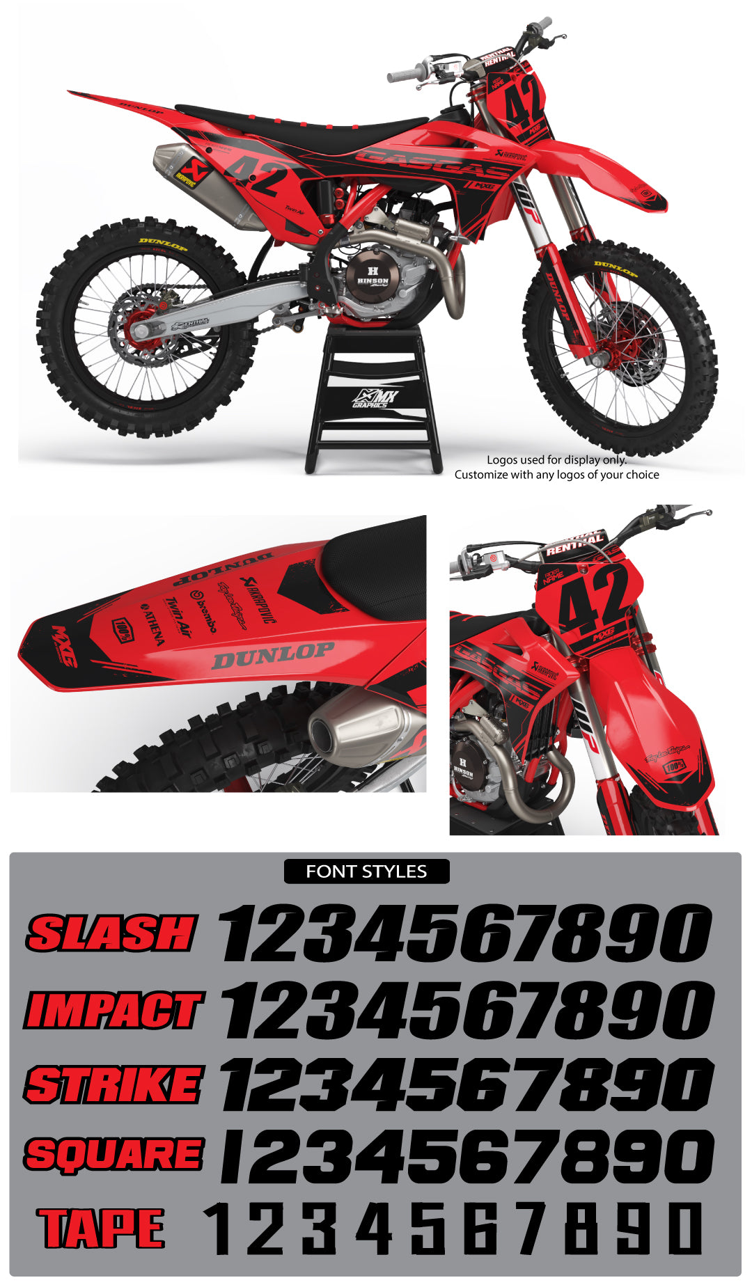 Gas Gas MX3 Series Graphic Kit