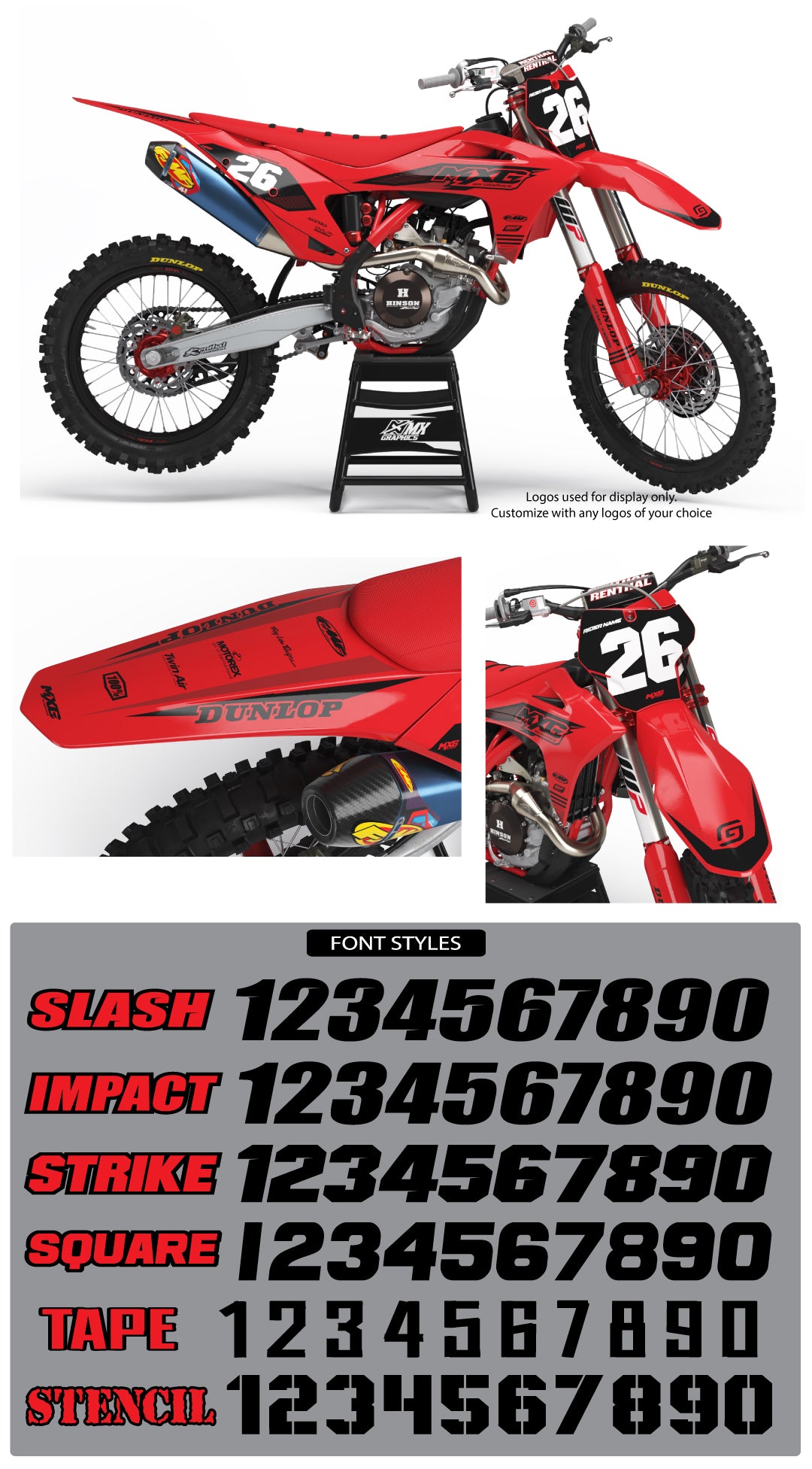 Gas Gas MX4 Series Graphic Kit