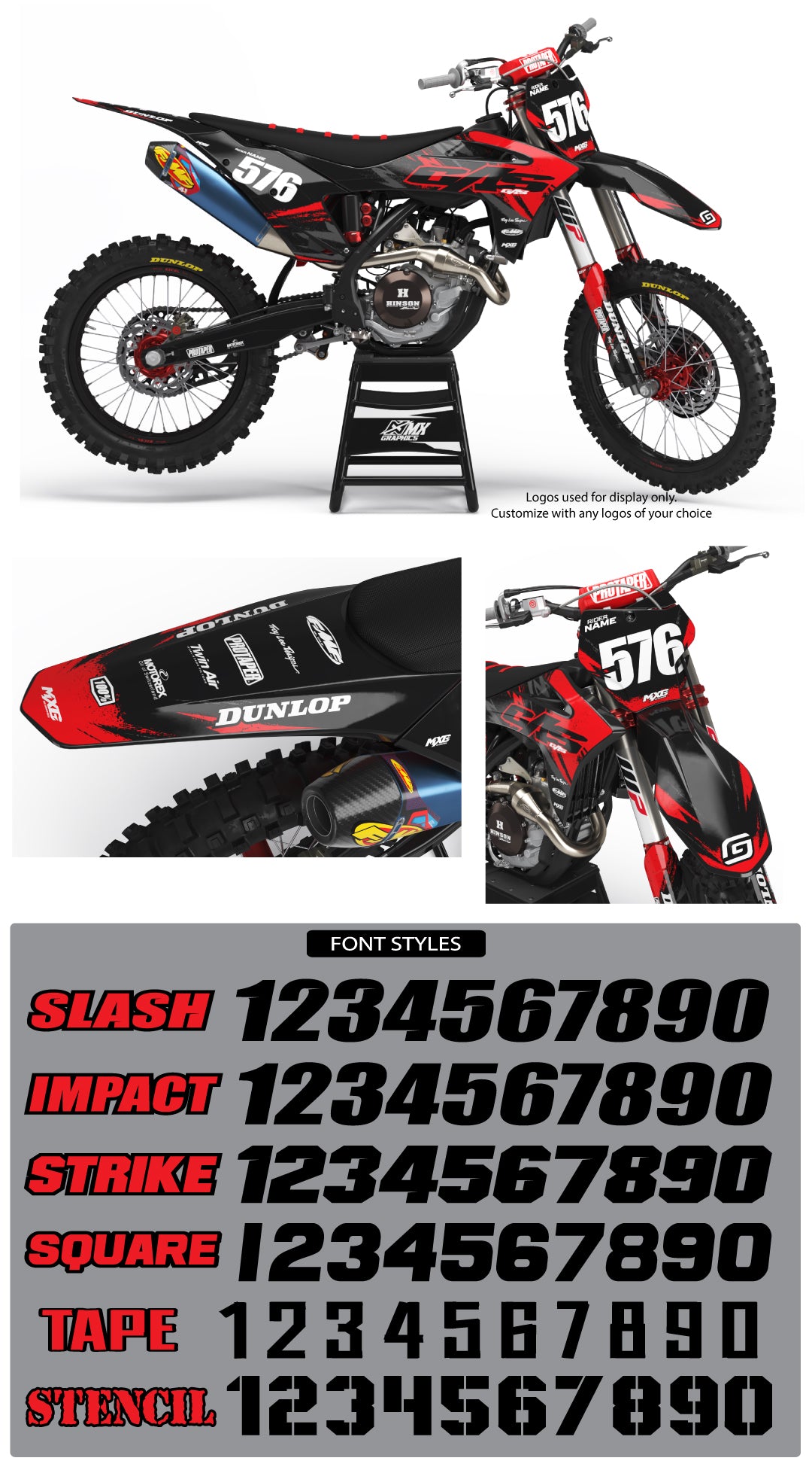 Gas Gas MX9 Series Graphic Kit