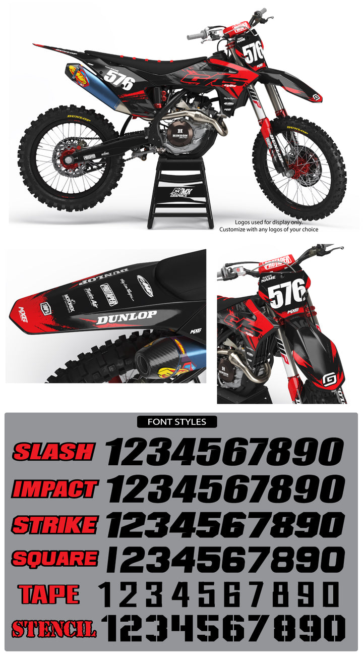 Gas Gas MX9 Series Graphic Kit