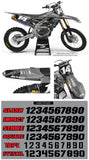 Yamaha Pro Series Grey Graphic Kit