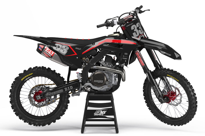 Factory 2.0 Graphic Kit Black for Honda's