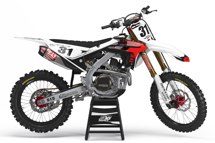MX15 White Graphic Kit for Honda's