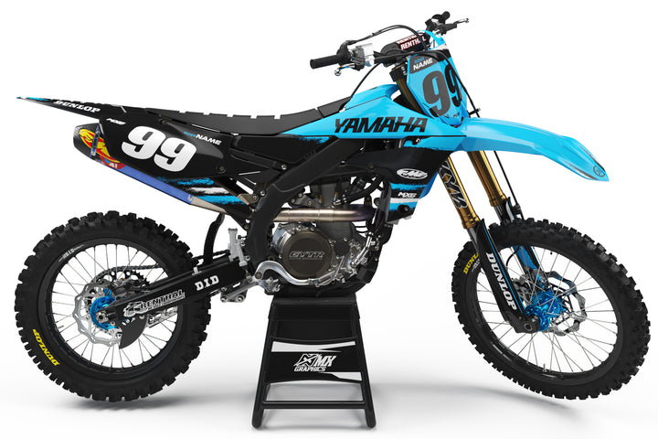 Yamaha MX25 Graphic Kit Cyan