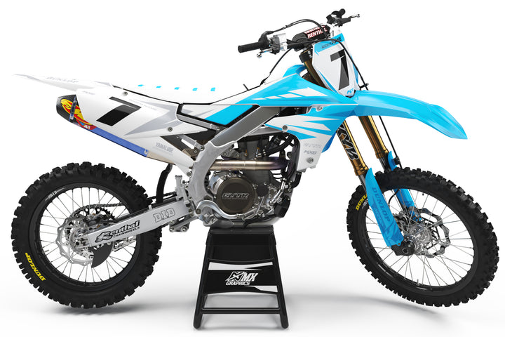 Yamaha MX4 Graphic Kit Cyan