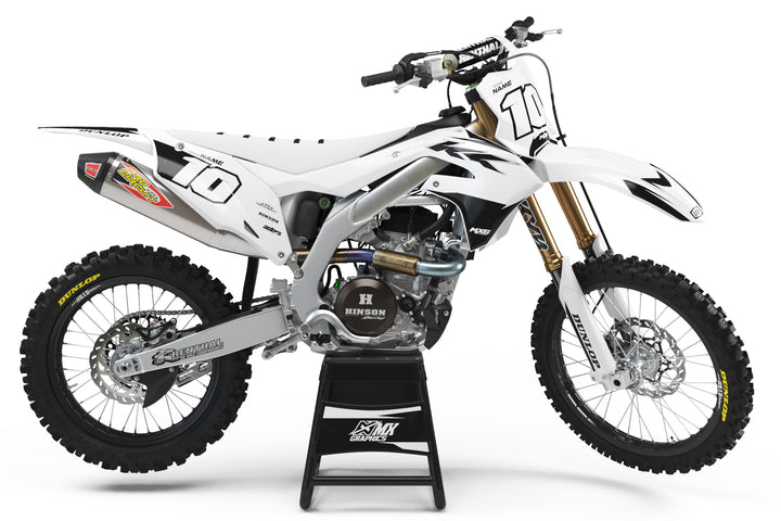 Kawasaki MX8 Graphic Kit White