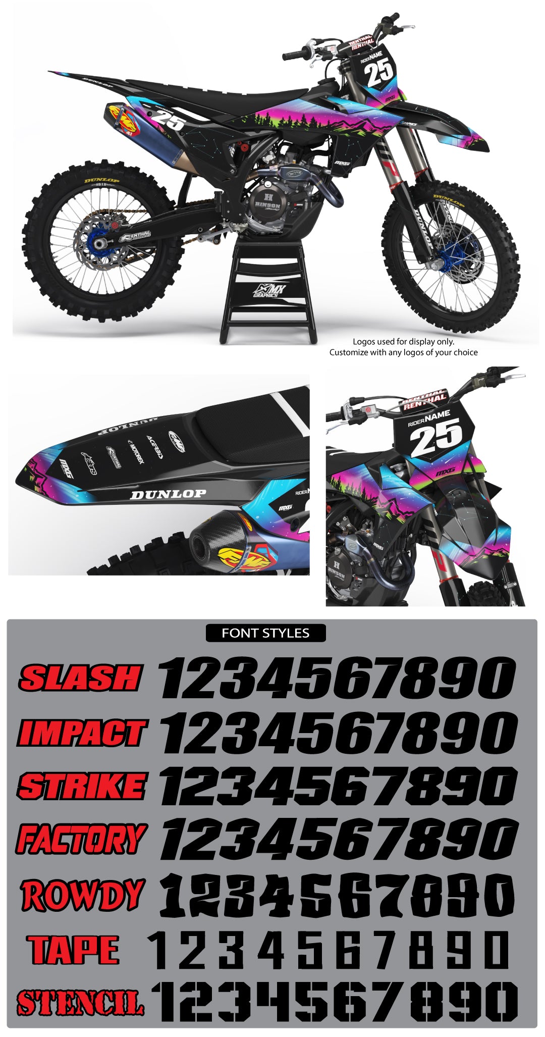 Aurora Graphic Kit for KTM