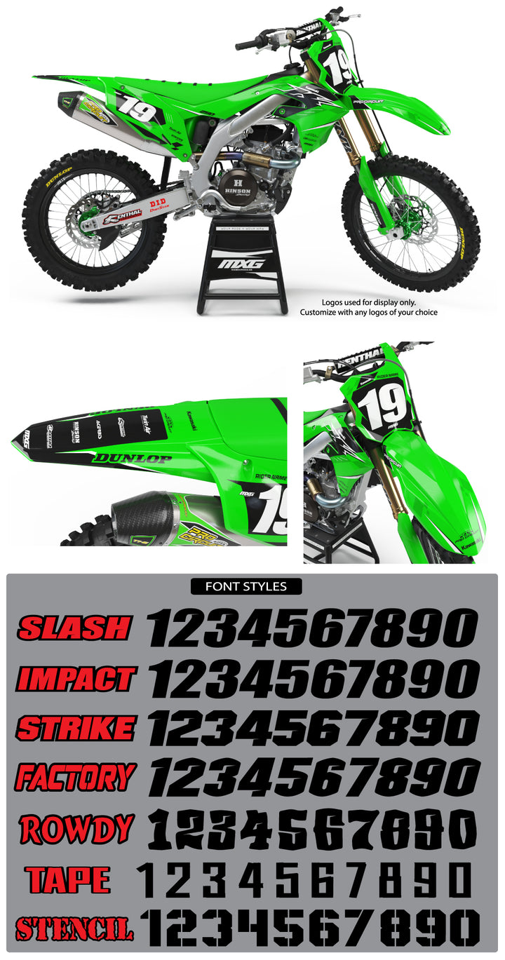 Kawasaki Factory 2.0 Graphic Kit