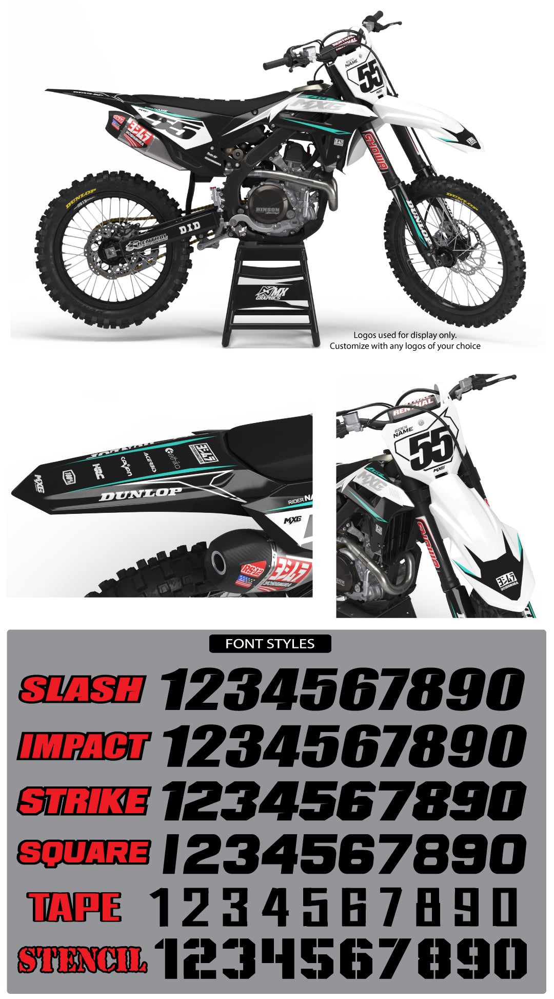 MX4 Graphic Kit for Honda's