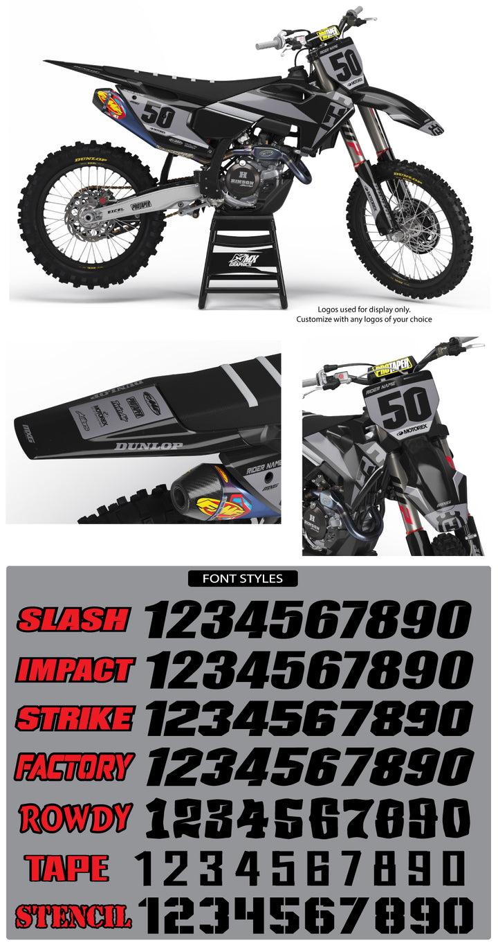 Husqvarna Factory 2.0 Black Graphic Kit