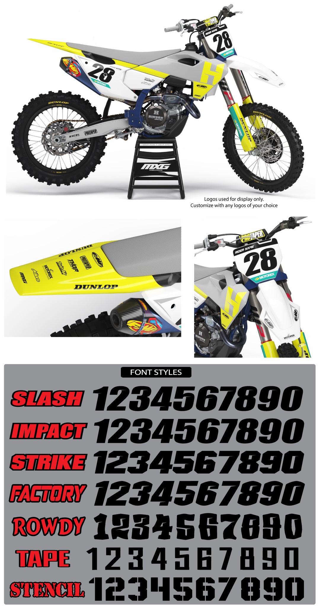 Husqvarna Factory Graphic Kit