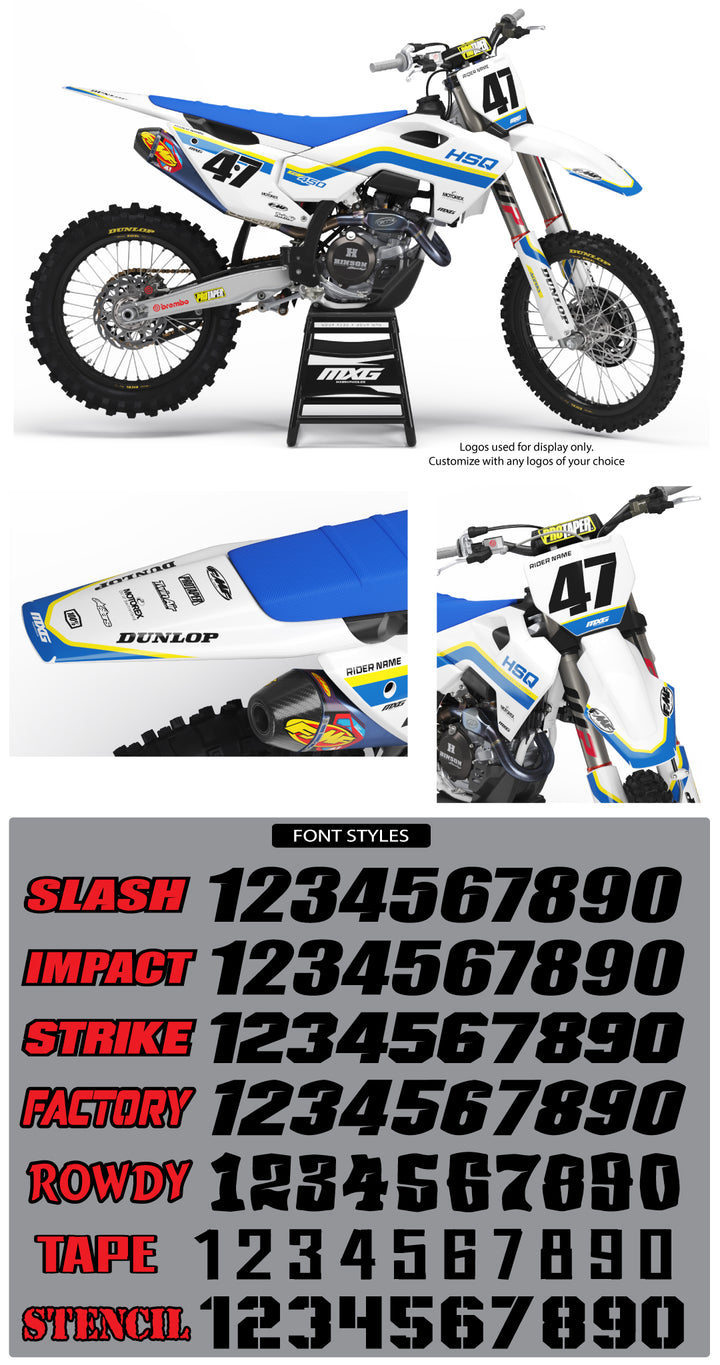 Husqvarna Retro Graphic Kit