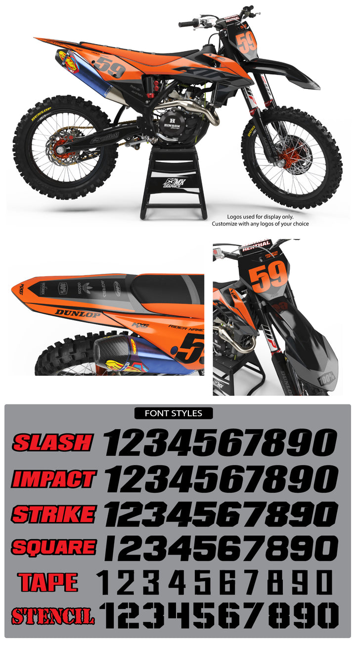 MX23 Graphic Kit Grey