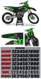 Kawasaki MX18 Black Graphic Kit