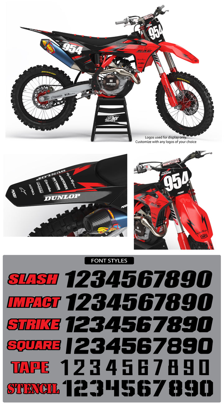 Gas Gas MX7 Series Graphic Kit