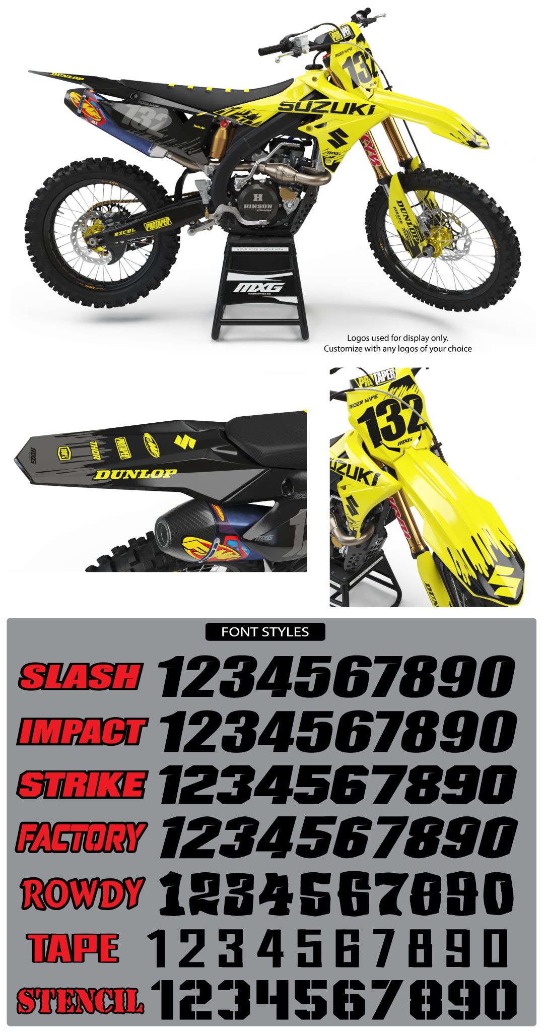 Suzuki MX 17 Graphic Kit