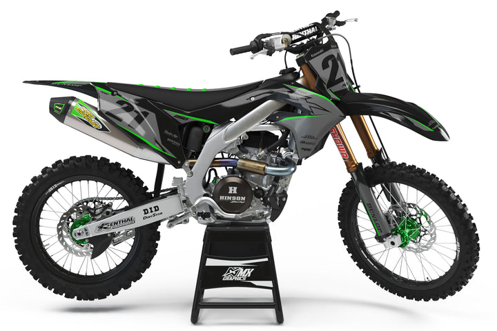 Kawasaki Factory Graphic Kit Grey