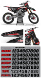 Factory 23 Black Graphic Kit for Honda's