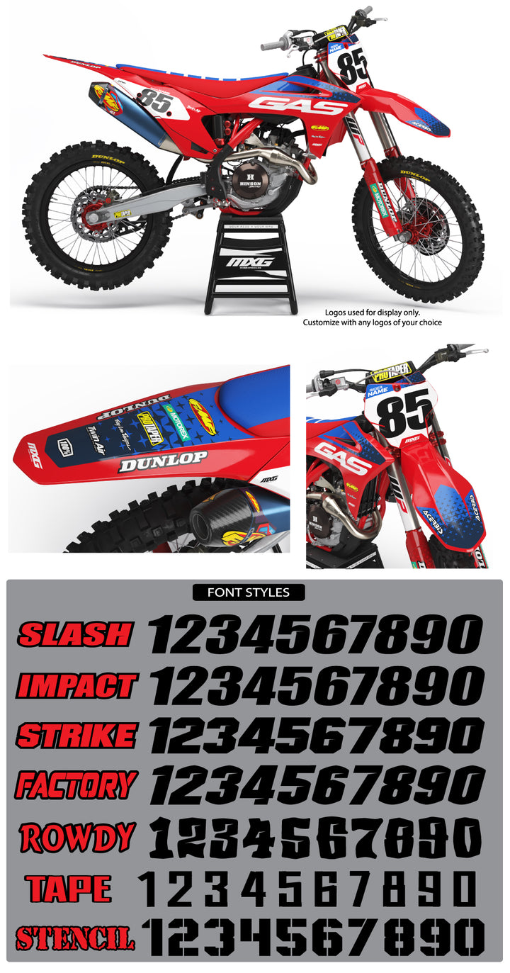 Gas Gas Factory 23 Graphic Kit