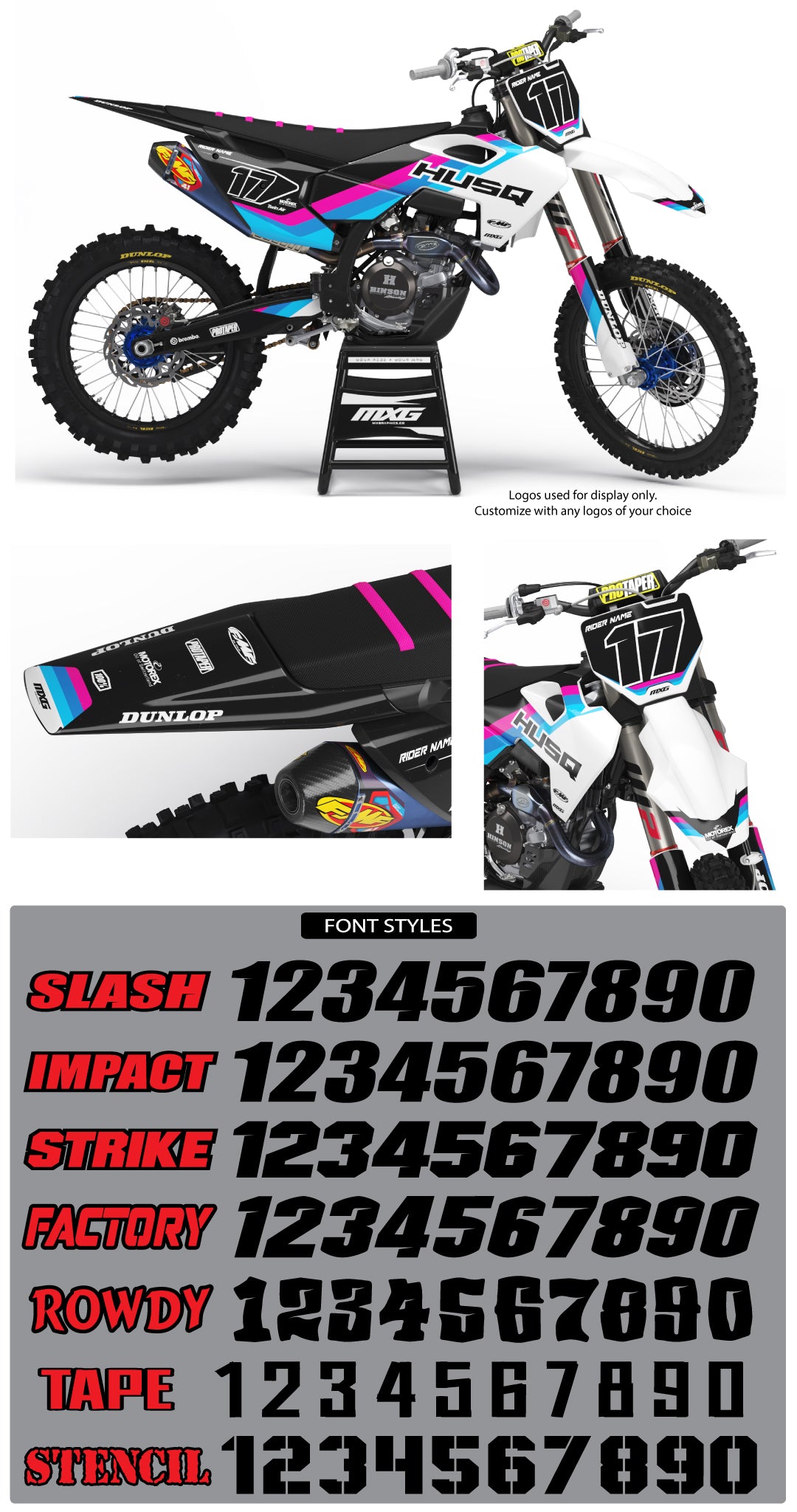 Husqvarna MX 15 Graphic Kit